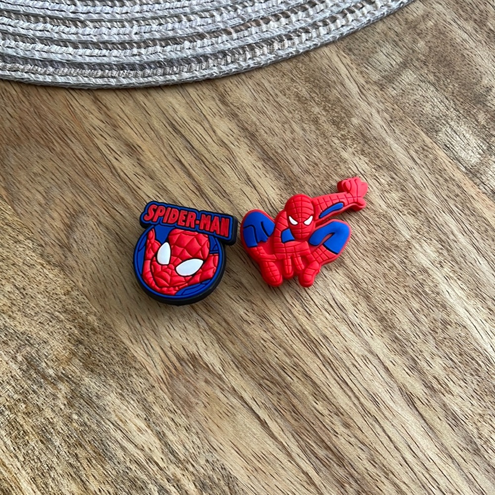 Spider-Man set of 2 croc charms